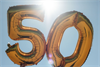 50igster Geburtstag Luftballons mit Zahl